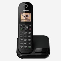 Panasonic KX-TGC412EB teléfono Teléfono DECT Identificador de llamadas Negro  - Versión UK