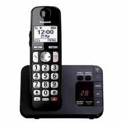 Panasonic KX-TGE820EB teléfono Teléfono DECT Identificador de llamadas Negro  - Versión UK