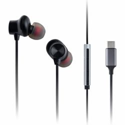 Panasonic RP-TCM225DEK auricular y casco Auriculares Alámbrico Dentro de oído Llamadas/Música USB Tipo C Negro 