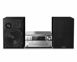 Panasonic SC-PMX94EG-S sistema de audio para el hogar Microcadena de música para uso doméstico 120 W Negro, Plata 