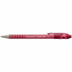 Papermate Flexgrip Ultra Rojo Bolígrafo de punta retráctil con pulsador Medio 12 pieza[s] 
