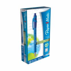 Papermate FlexGrip Ultra RT Azul Bolígrafo de punta retráctil con pulsador Medio 12 pieza[s] 
