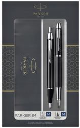 Parker 2093215 juego de bolígrafos Negro, Plata 2 pieza[s] 