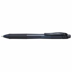 Pentel Energel X 1.0 Bolígrafo retráctil con clip Negro 1 pieza[s] 