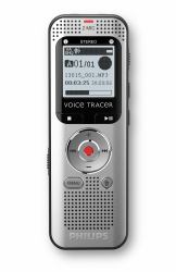 Philips Voice Tracer DVT2015 dictáfono Memoria interna y tarjeta de memoria Plata 