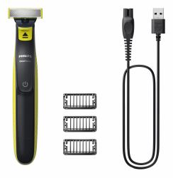 Philips Norelco OneBlade QP2724/10 afeitadora Máquina de afeitar de láminas Recortadora Gris, Cal 