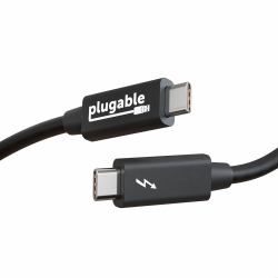 Plugable Technologies TBT-TRAN cable Thunderbolt 2 m 20 Gbit/s Negro 