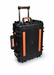 Port Designs 901952 carrito y armario de dispositivo portátil Armario de gestión y carga para dispositivos portátiles Negro, Naranja 