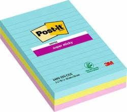 3M 7100234251 nota autoadhesiva Rectángulo Verde, Rosa, Turquesa 90 hojas Autoadhesivo 