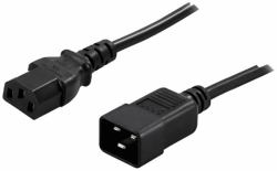 PowerWalker 91010041 cable de transmisión Negro 1,8 m C13 acoplador C20 acoplador 