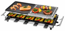 ProfiCook PC-RG 1144 parrilla de interior 1700 W Negro, Acero satinado 