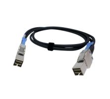 QNAP CAB-PCIE10M-8644-4X cable Serial Attached SCSI [SAS] 1 m Negro 