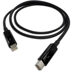 QNAP CAB-TBT10M cable Thunderbolt 1 m Negro 