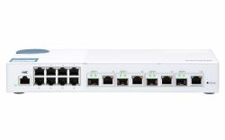 QNAP QSW-M408-4C switch Gestionado L2 Gigabit Ethernet [10/100/1000] Blanco 