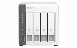QNAP TS-433 NAS Torre ARM Cortex-A55 4 GB 0 TB QNAP QTS Blanco 
