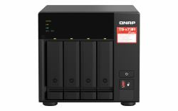 QNAP TS-473A NAS Torre Ryzen Embedded V1500B 8 GB DDR4 0 TB QNAP Turbo System Negro 