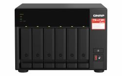 QNAP TS-673A NAS Torre Ryzen Embedded V1500B 8 GB DDR4 0 TB QNAP Turbo System Negro 