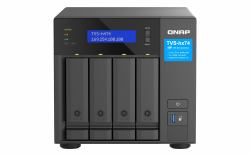 QNAP TVS-H474 NAS Torre Intel® Pentium® G7400 8 GB DDR4 0 TB QuTS hero Negro 