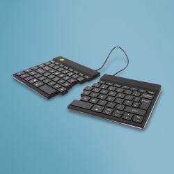 R-Go Tools Teclado ergonómico R-Go Split Break con software de pausa, teclado dividido ergonómico, QWERTY [UK], bluetooth, negro  - Versión UK