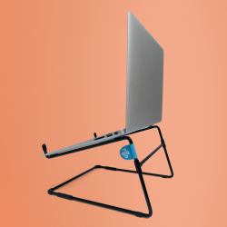 R-Go Tools Soporte para portátil R-Go Steel Office, apto para 10-22 pulgadas, negro 