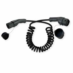 ROLINE EV-LADEKABEL SPIRALE.TYP2.3-PH - 32A.22KW.7.5M