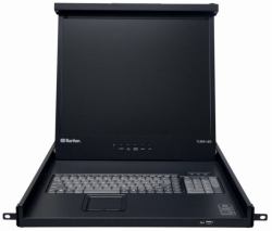 Raritan T1900 consola de rack 48,3 cm [19"] 1280 x 1024 Pixeles Negro 1U 