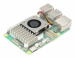 Raspberry Pi RPI5-ACOOL sistema de refrigeración para ordenador Placa base Refrigerador de aire Plata 1 pieza[s] 
