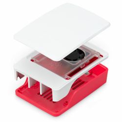 Raspberry Pi SC1159 accesorio para placa de desarrollo Disipador térmico Rojo, Blanco 