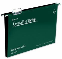 Rexel 3000112 archivador colgante Polipropileno [PP] Foolscap Verde 25 pieza[s] 