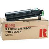 Ricoh Black Toner Type 1160W cartucho de tóner Original Negro 