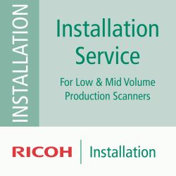 Ricoh Servicio de instalación: para 1 escáner 