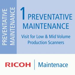 Ricoh 1 visita de mantenimiento preventivo 