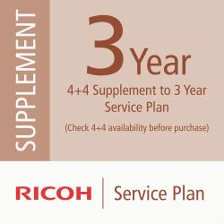 Ricoh Mejora para Respuesta y Resolución en 4+4 horas al servicio de 3 años 