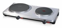 Rommelsbacher AK 3099/E hobs Acero inoxidable Encimera Hornillo eléctrico / Placa eléctrica 2 zona[s] 