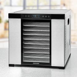 Rommelsbacher DA 1050 deshidratador de alimentos Negro, Acero inoxidable 1000 W 