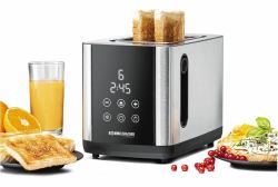Rommelsbacher TO 850 tostadora 9 2 rebanada[s] 850 W Negro, Acero inoxidable 