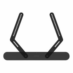 SANUS WSSAFM1-B2 soporte de altavoz Soporte para TV 