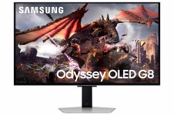 Samsung G80SD pantalla para PC 81,3 cm [32"] 3840 x 2160 Pixeles 4K Ultra HD OLED Plata 