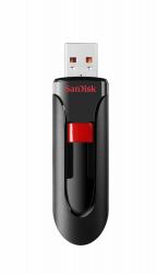 SanDisk Cruzer Glide unidad flash USB 64 GB USB tipo A 2.0 Negro, Rojo 