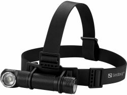 Sandberg 421-36 linterna Negro Linterna con cinta para cabeza LED 