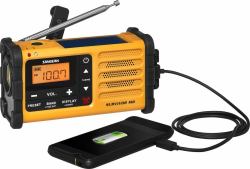 Sangean Survivor M8 Portátil Negro, Naranja 