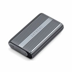 Satechi USB4 NVMe SSD Pro Caja externa para unidad de estado sólido [SSD] Gris, Transparente 