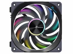 Seasonic MagFlow ARGB Carcasa del ordenador Ventilador 12 cm Negro 1 pieza[s] 