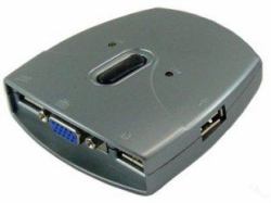 Sedna SE-KVM-USB-22 interruptor KVM Gris 