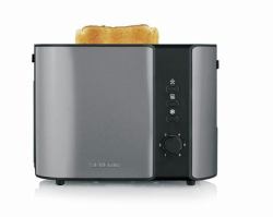 Severin AT 9573 tostadora 2 rebanada[s] 800 W Antracita, Negro 