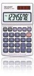 Sharp EL-250S calculadora Bolsillo Calculadora básica Plata 