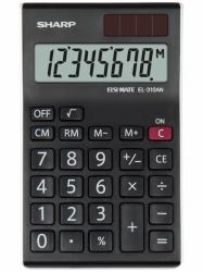 Sharp EL-310AN calculadora Escritorio Pantalla de calculadora Negro, Blanco 