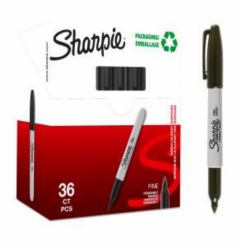 Sharpie 2025040 marcador 36 pieza[s] Negro 