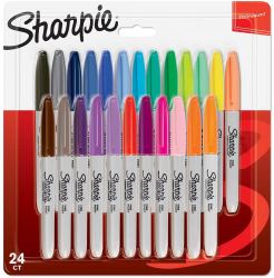 Sharpie 2065405 marcador 24 pieza[s] Punta redonda/fina Multicolor 