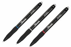 Sharpie S-Gel Bolígrafo de gel de punta retráctil Negro, Azul, Rojo 3 pieza[s] 